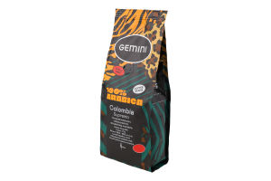 Кава натуральна смажена в зернах Colombia Supremo Gemini в/с м/у 250г