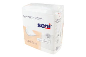 Пеленки гигиенические 60х60см Normal Soft Seni 30шт