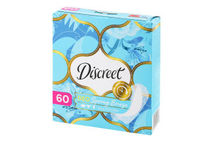 Прокладки щоденні ароматизовані Spring Breeze Deo Multiform Discreet 60шт