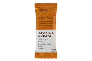 Батончик Арахис&Курага CBD Pephemp м/у 50г