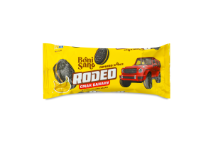 Печиво Rodeo з начинкою з смаком банану 60г Boni Sano