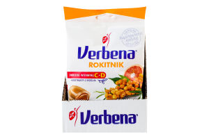 Цукерки м'які з обліпихи з вітамінами Verbena м/у 60г