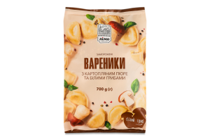 Вареники замороженные с картофельным пюре и белыми грибами Лімо м/у 700г
