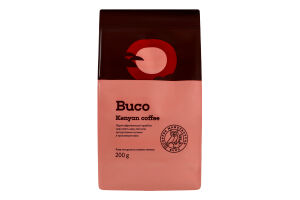 Кофе натуральный жареный молотый Kenyan coffee Buco м/у 200г