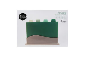 Набір дошок кухонних Eat&Drink у боксі 4шт 957005