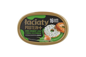 Крем-сир вершковий з протеїном та цибулею 20% 135г Laciaty