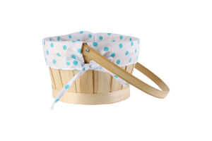 Кошик декорат бамб з підкл в асорт 8х11х26 986454