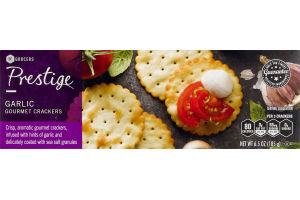 Prestige Gourmet Crackers Garlic