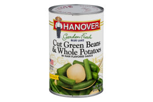 Hanover Garden Fresh Blue Lake Cut Green Beans & Whole Potatoes in Ham Flavored Sauce