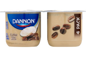Dannon All Natural Lowfat Yogurt Coffee - 4 CT