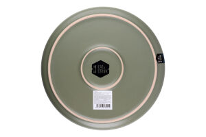 Тарілка Eat&Drink оливкова 26см