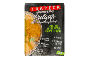 Булгур со вкусом сыра Чеддер Trapeza д/п 250г