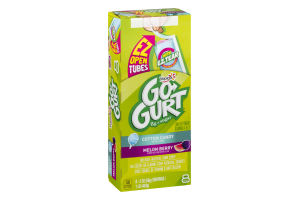 Yoplait Go-Gurt Low Fat Yogurt Cotton Candy / Melon Berry - 8 CT