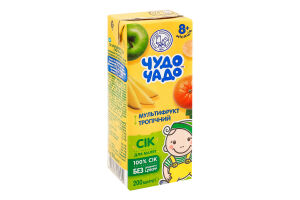 Сок для детей от 8мес восстановленный стерилизованный мультифруктовый Тропический Чудо-Чадо т/п 200мл