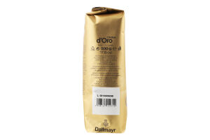 Кава Crema d'Oro в зернах смажена 500г м/у Dallmayr