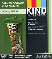 KIND Nuts & Spices Dark Chocolate Chili Almond - 12 CT