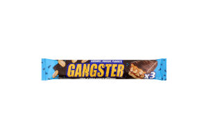Батончик з арахісом нугою та карамеллю глазурований Gangster Vale м/у 100г