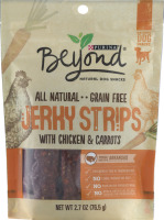 Purina Beyond Jerky Strips with Chicken & Carrots Dog Snacks