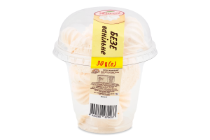 Тістечко Безе ванільне 30г Кравест Світ