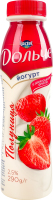 Йогурт 2.5% с наполнителем Клубника Дольче п/бут 290г