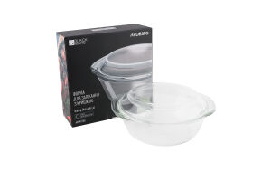 Форма д/запікання Black Mars 2л кругла з кришкою Ardesтo