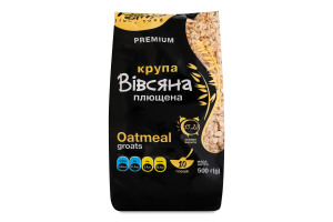 Крупа овсяная плющенная Premium Holm's м/у 500г