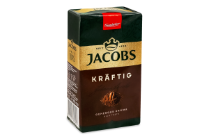 Кава натуральна смажена мелена Kraftig Jacobs м/у 225г