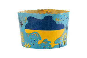 Форма для випікання для виробів з тіста паперова 130х85мм Патріотична ТОВ РКСП 1шт