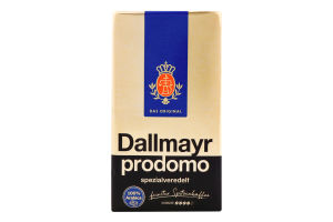 Кофе жареный молотый Prodomo Dallmayr м/у 250г