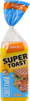 Хліб нарізний світлий Тост Super toast Київхліб м/у 350г