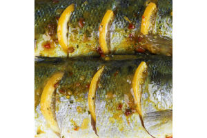 Тушка сібаса з лим.д/з.в мар.ох.н/ф ваг