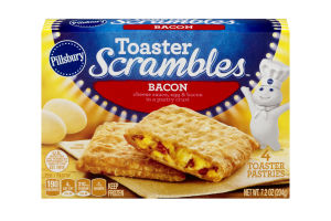 Pillsbury Toaster Scrambles Bacon - 4 CT