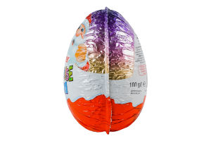 Яйцо из молочного шоколада с молочным внутренним слоем и игрушкой Maxi Kinder Surprise м/у 100г