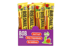 Конфета фруктовая натуральная Яблочно-манговая длииинная Fruit roll Bob Snail м/у 15г