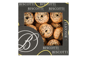 Печиво здобне пісочно-відсадне Маргаритка з маком Biscotti к/у 0.28кг