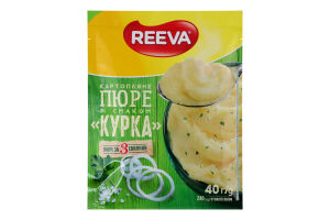 Пюре картофельное быстрого приготовления Курица Reeva м/у 40г