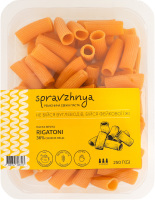 Паста яичная классическая свежая Rigatoni Spravzhnya лоток 250г