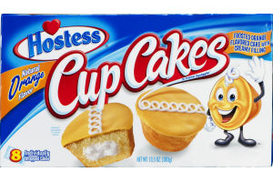 Hostess Cup Cakes Orange - 8 CT