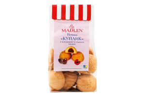 Печиво пісочне Куплик з начинкою з смаком вишні 160г La Madlen