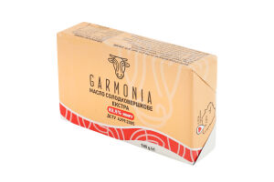 Масло сладкосливочное 82.5% Экстра Garmonia м/у 180г