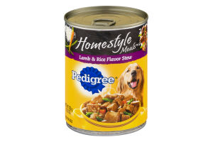 Pedigree Food For Dogs Homestyle Meals Lamb & Rice Flavor Stew