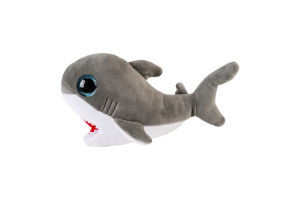 Іграшка м'яка 15см №37376 Сіра акула Finnegan Benie Babies 1шт