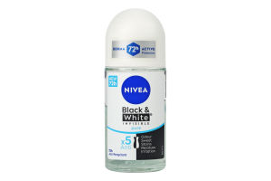 Антиперспірант Чистий Чорне та біле Невидимий Nivea 50мл