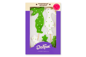 Набір кондитерських декорацій Зайченя з морквинкою Добрик к/у 1шт