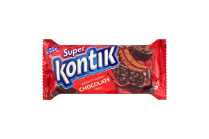 Печенье-сэндвич шоколадный вкус Super Kontik Konti м/у 90г