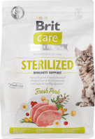 Корм д/стерилізованих котів Стерілайзд з свининою сухий 2кг Бріт Кеа