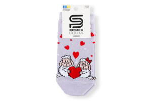 Шкарпетки жін Premier socks Вівці кор бузк р23-25