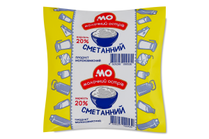 Продукт сметанный 20% молокосодержащий Молочний острів м/у 380г