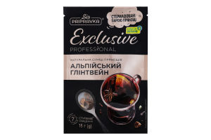 Суміш прянощів натуральна Альпійський глінтвейн Exclusive Professional Pripravka д/п 15г
