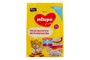 Каша молочная для детей от 7мес сухая мультизлаковая Milupa м/у 210г